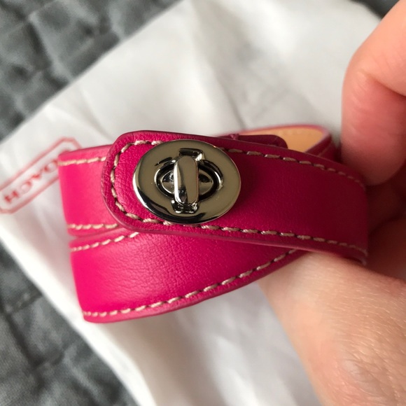 Coach leather wrap bracelet. NWOT - Picture 2 of 6